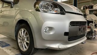トヨタ ポルテ フロント周り修理 | びわこ自工有限会社